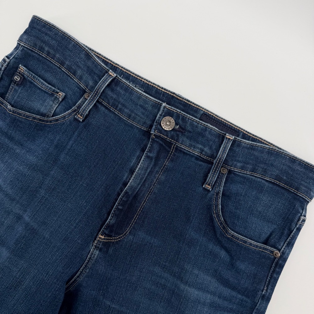 AG Adriano Goldschmied Farrah Skinny Jeans Women 31 Blue High Rise RAS1379KING
